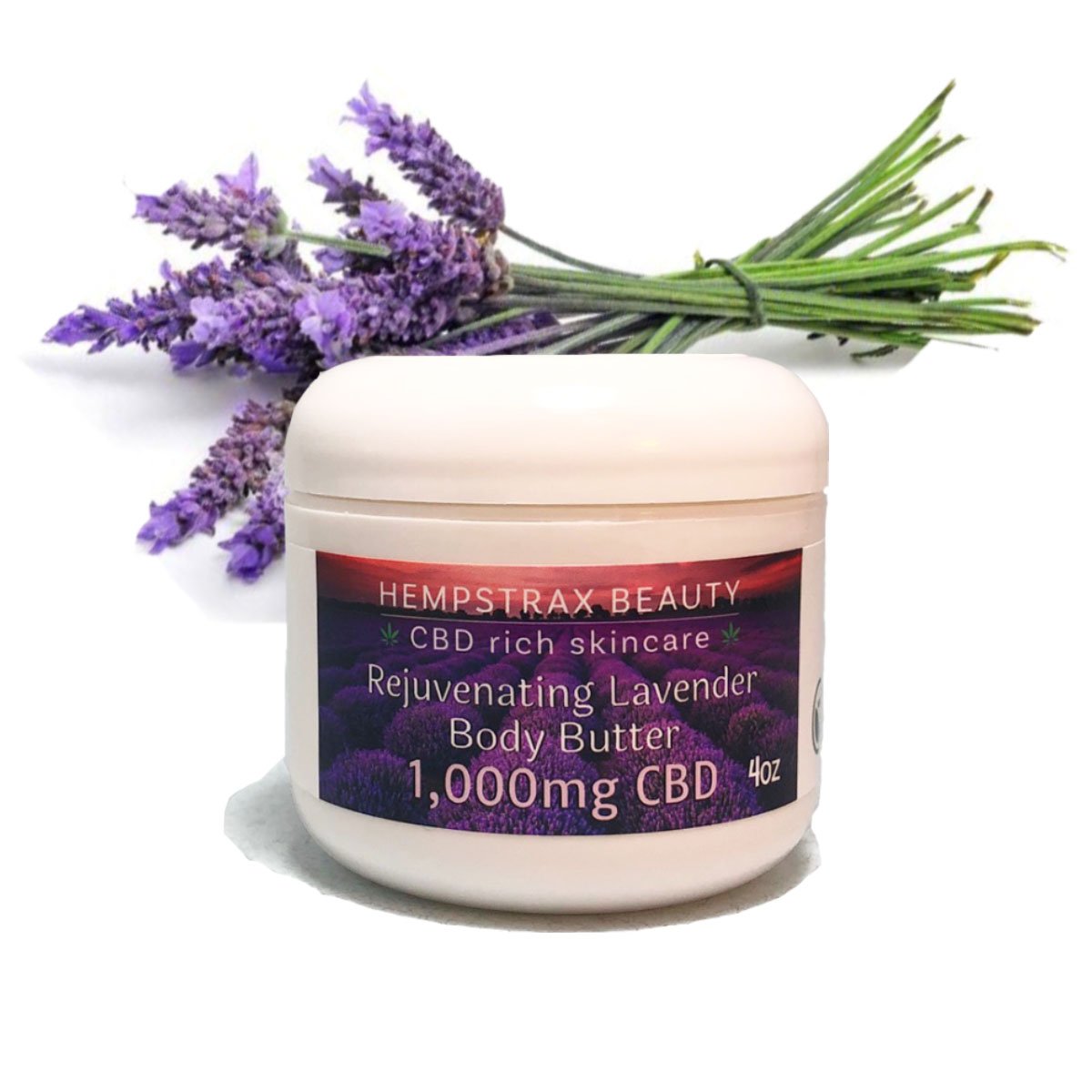 Hempstrax CBD Lavender Body Butter OC Wellness Solutions